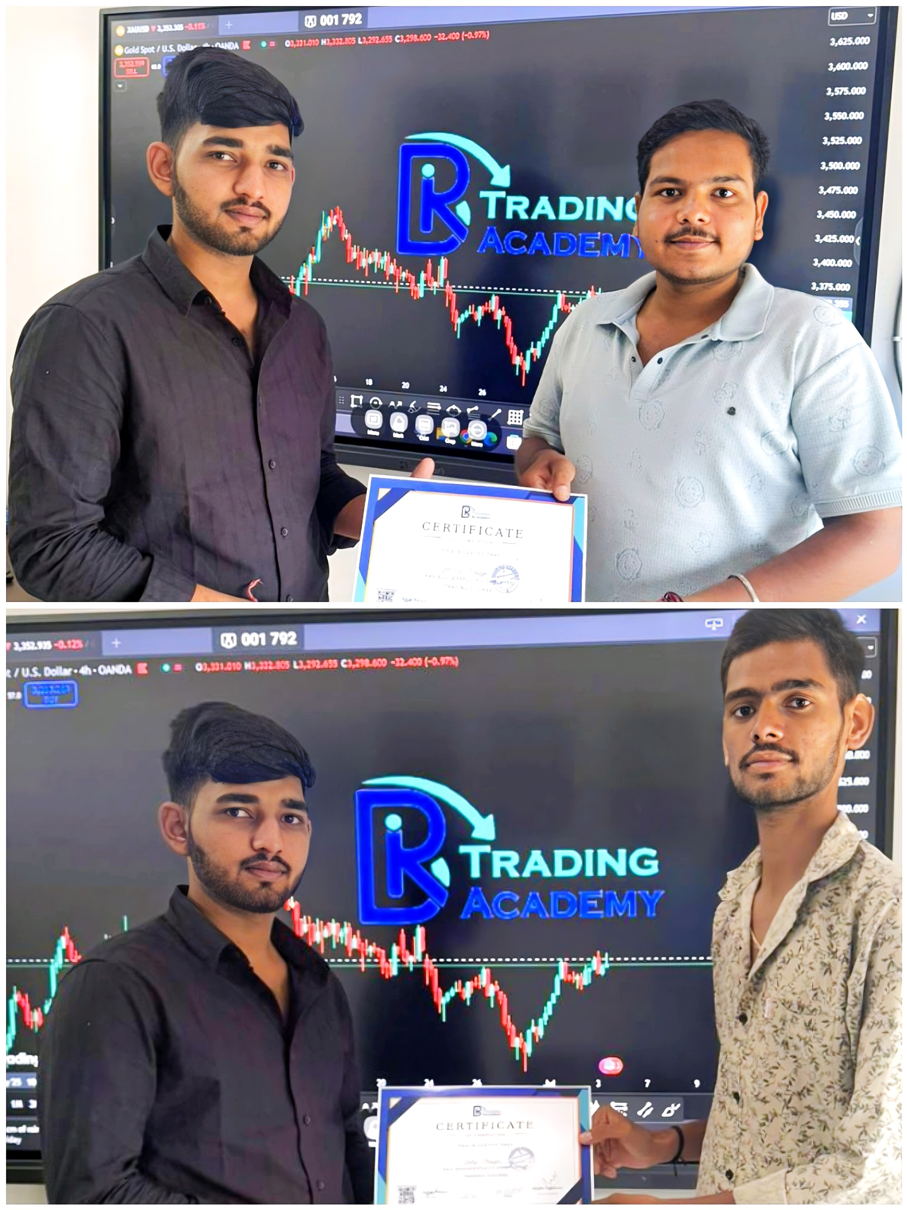 Chart analysis session — BR Trading Academy