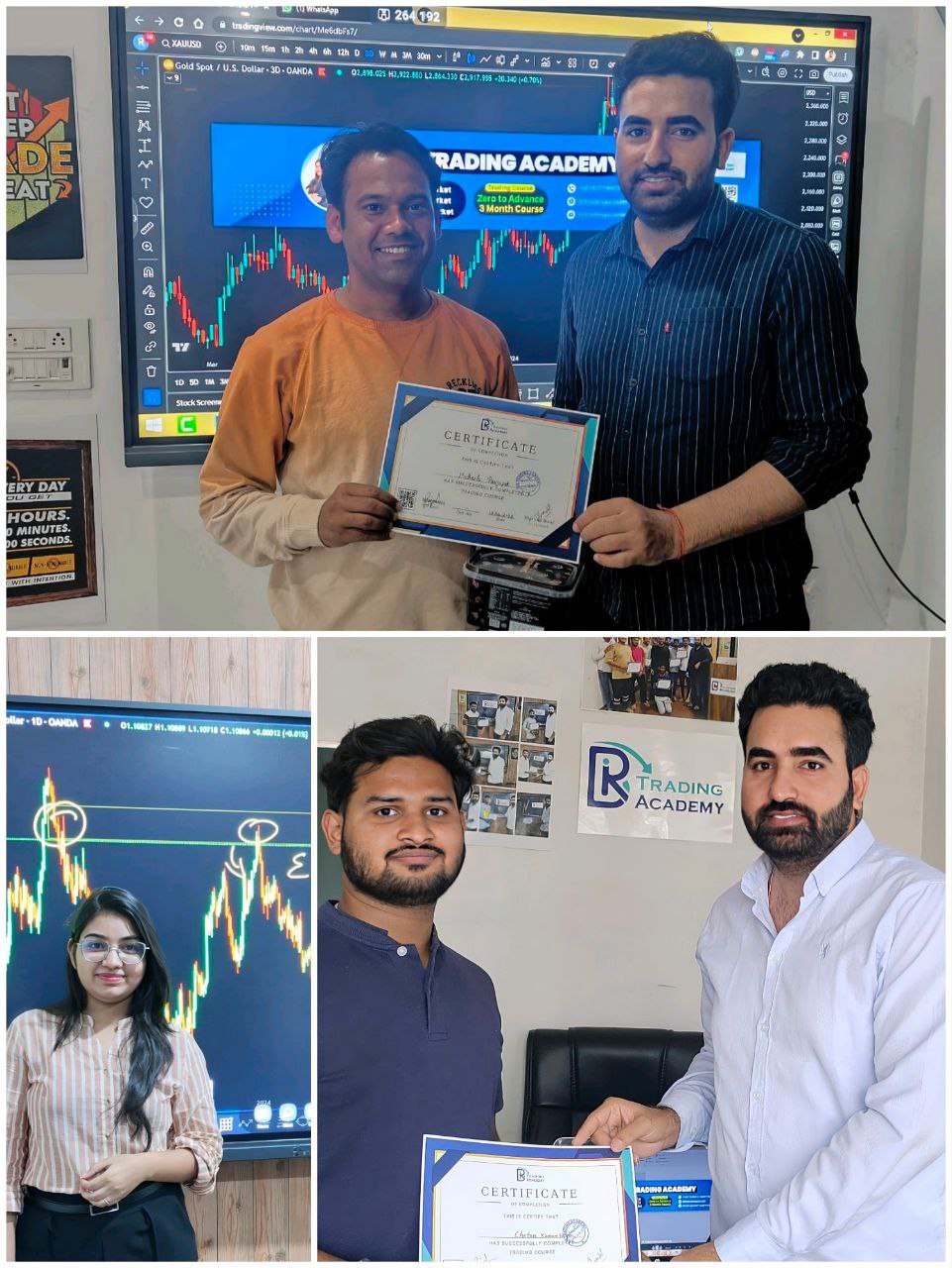 Live trading session at BR Trading Academy Jaipur